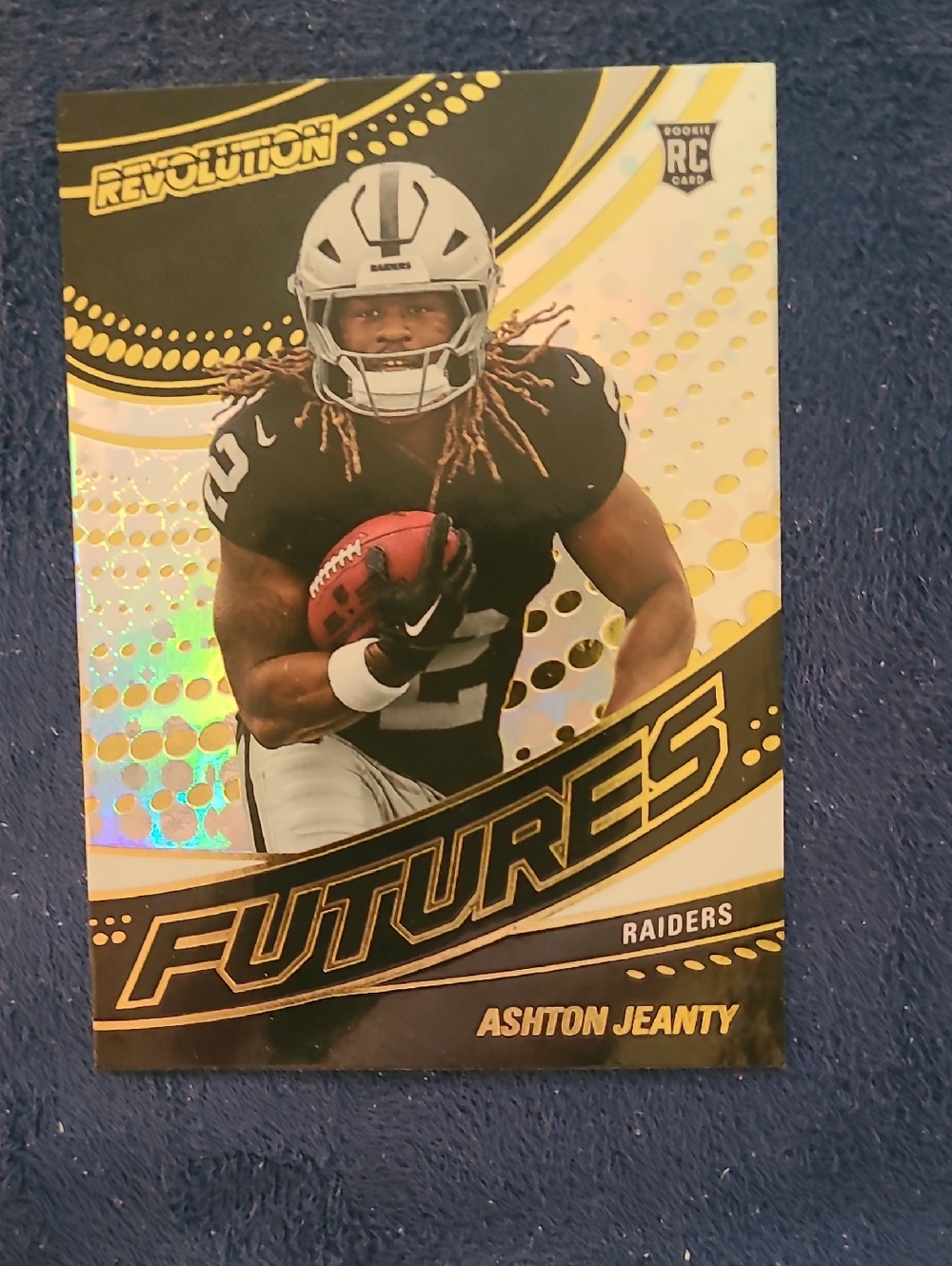 Revolution Ashton Jeanty Black & Gold Raiders 2025 Revolutions Rookie